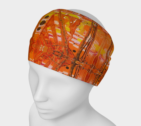“1971” Headband (Orange, Yellow)