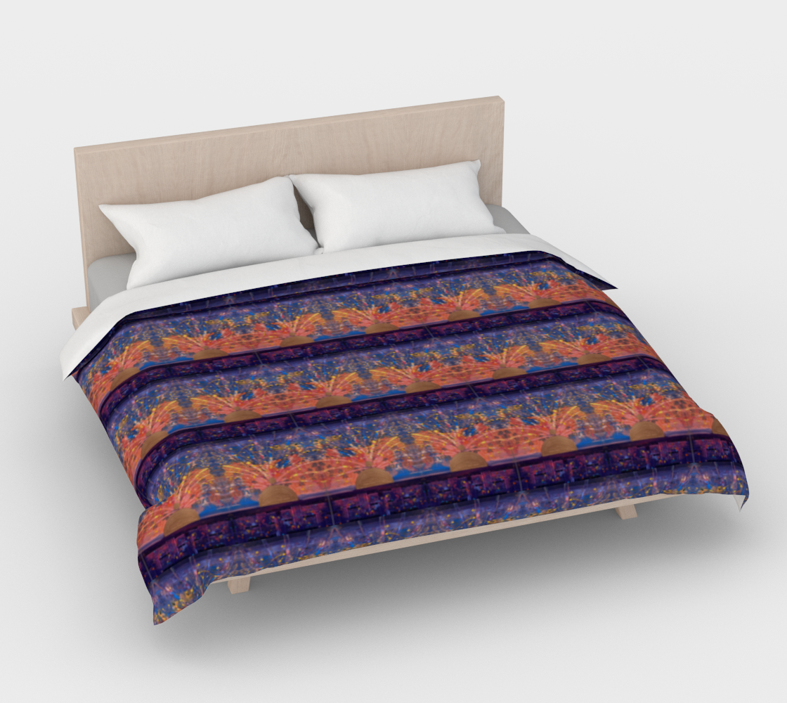 ”Purple Dawn” Duvet Cover #2 (Purple, Blue, Pink)