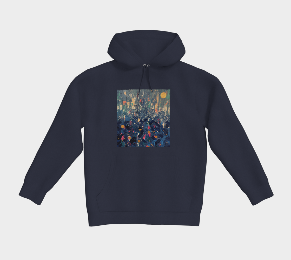 "Blue Mountain" Flow Pullover Hoodie