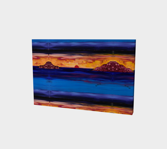 "Evening Harbour" Canvas 18"x20"