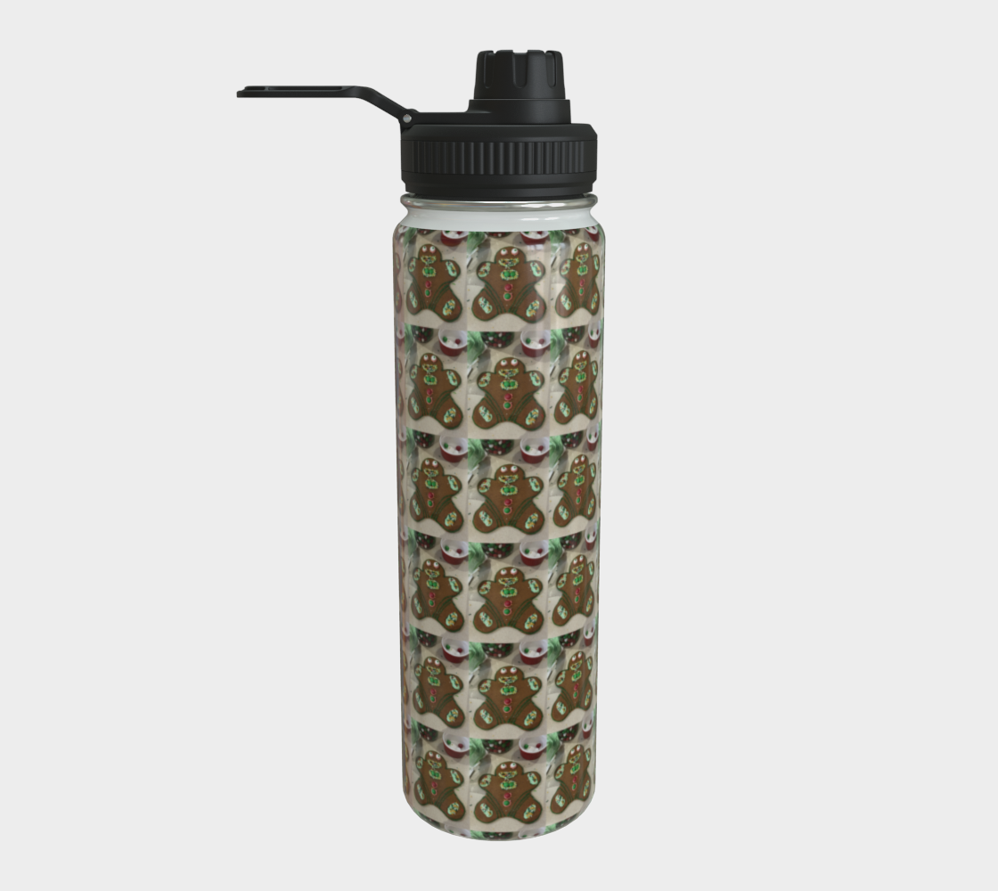 "Addy's Gingerbread Guy"  Water Bottle
