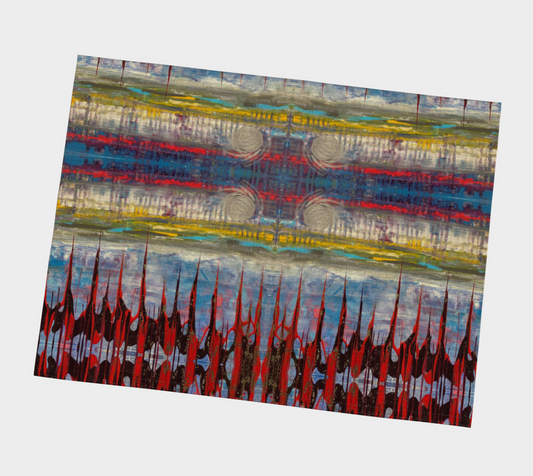 “Northern Reflections” Placemat (Blue, Purple)