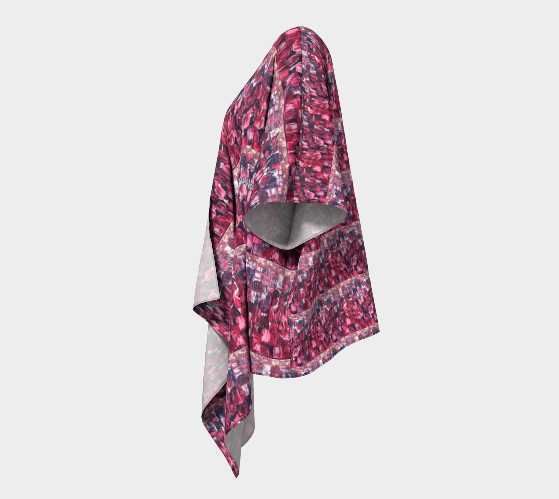 Pink Tulips Elegant Shrug