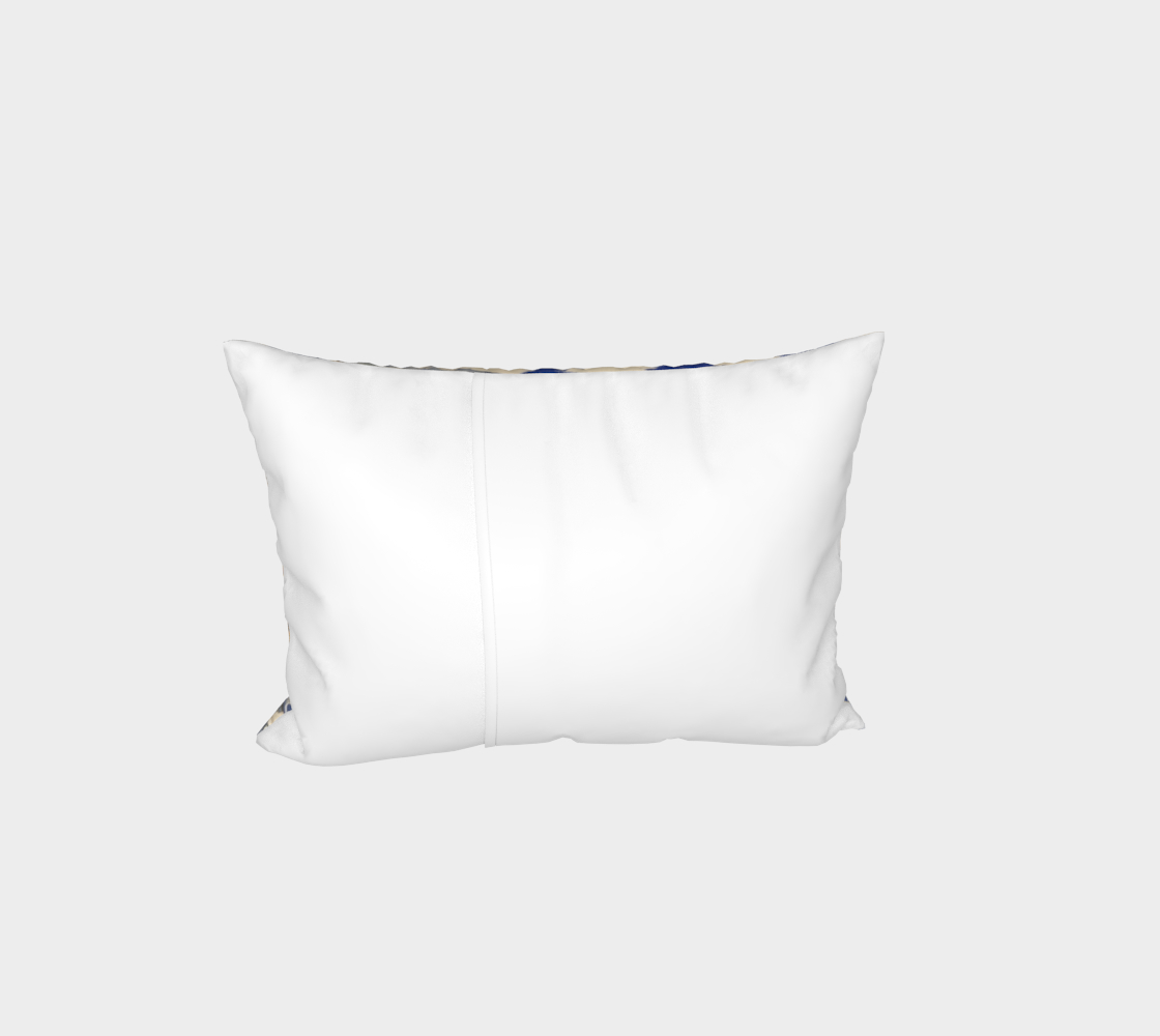 "Bruce County Winter" Bed Pillow Sham ( Buff, Blue, Peach, Yellow)