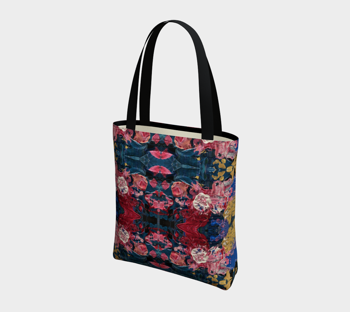 "Wild Carnations" Tote Bag Lined