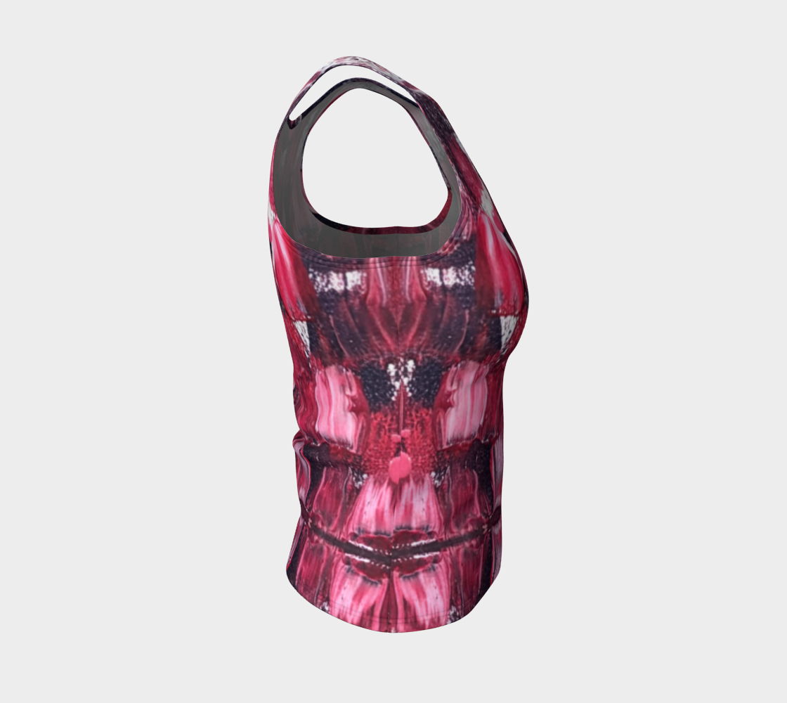 Pink Tulips Tank Top (Long)