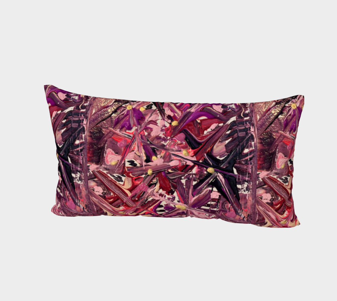 “Birth of a Nebula” Bed Pillow Sham (Pink, Purple)