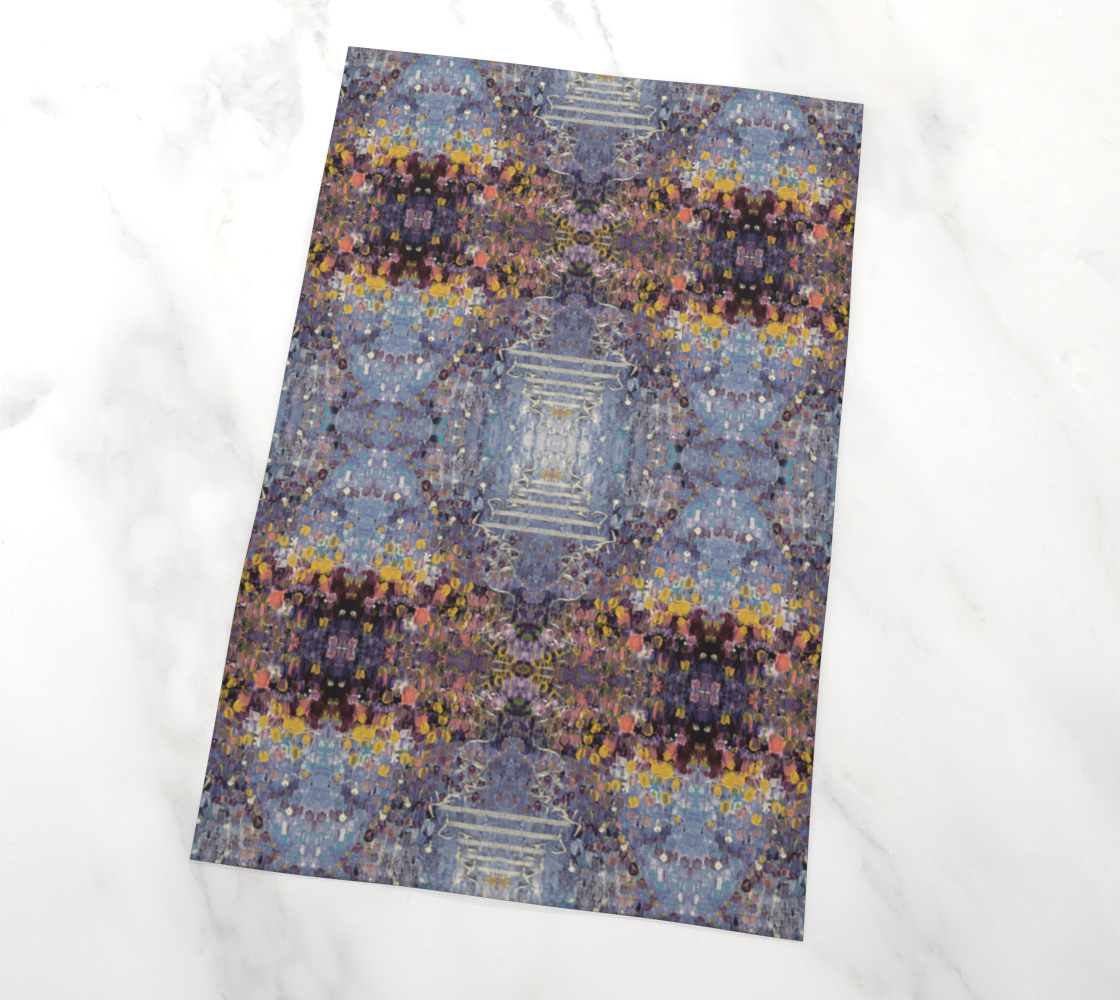 "April Showers" Tea Towel (Lilac, Purple)