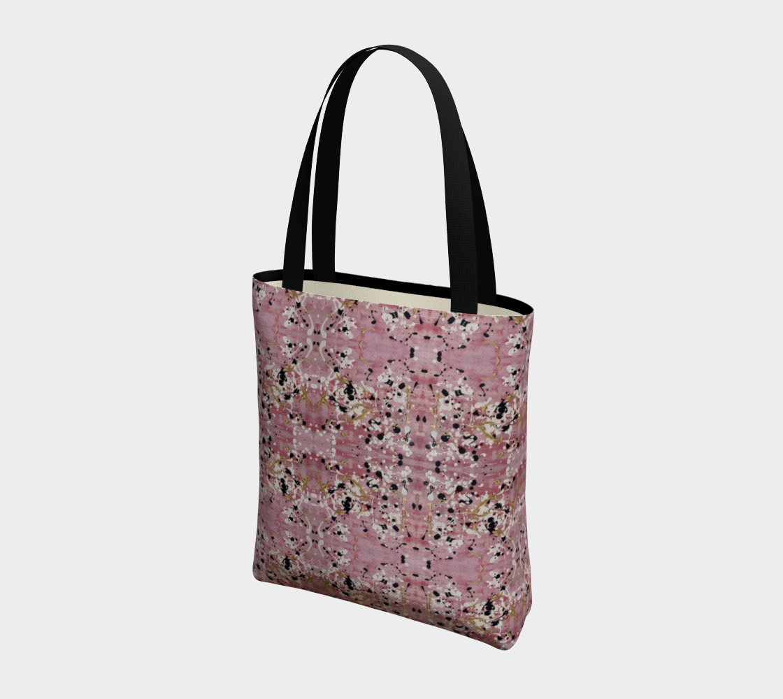"Cherry Blossoms" Urban Tote Lined (Pink, White)