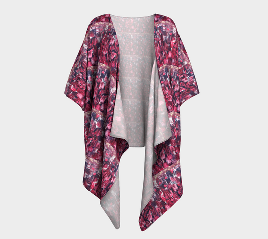Pink Tulips Elegant Shrug