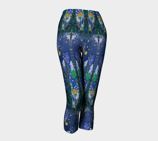 "Spring Awakening" Capris (Blue, Yellow, Green)