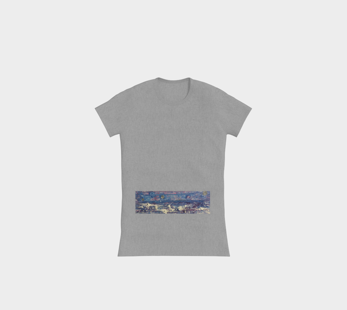 "Chantry Island in Winter" Comfort Slim fit T-shirt