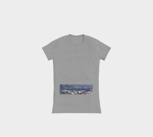 "Chantry Island in Winter" Comfort Slim fit T-shirt
