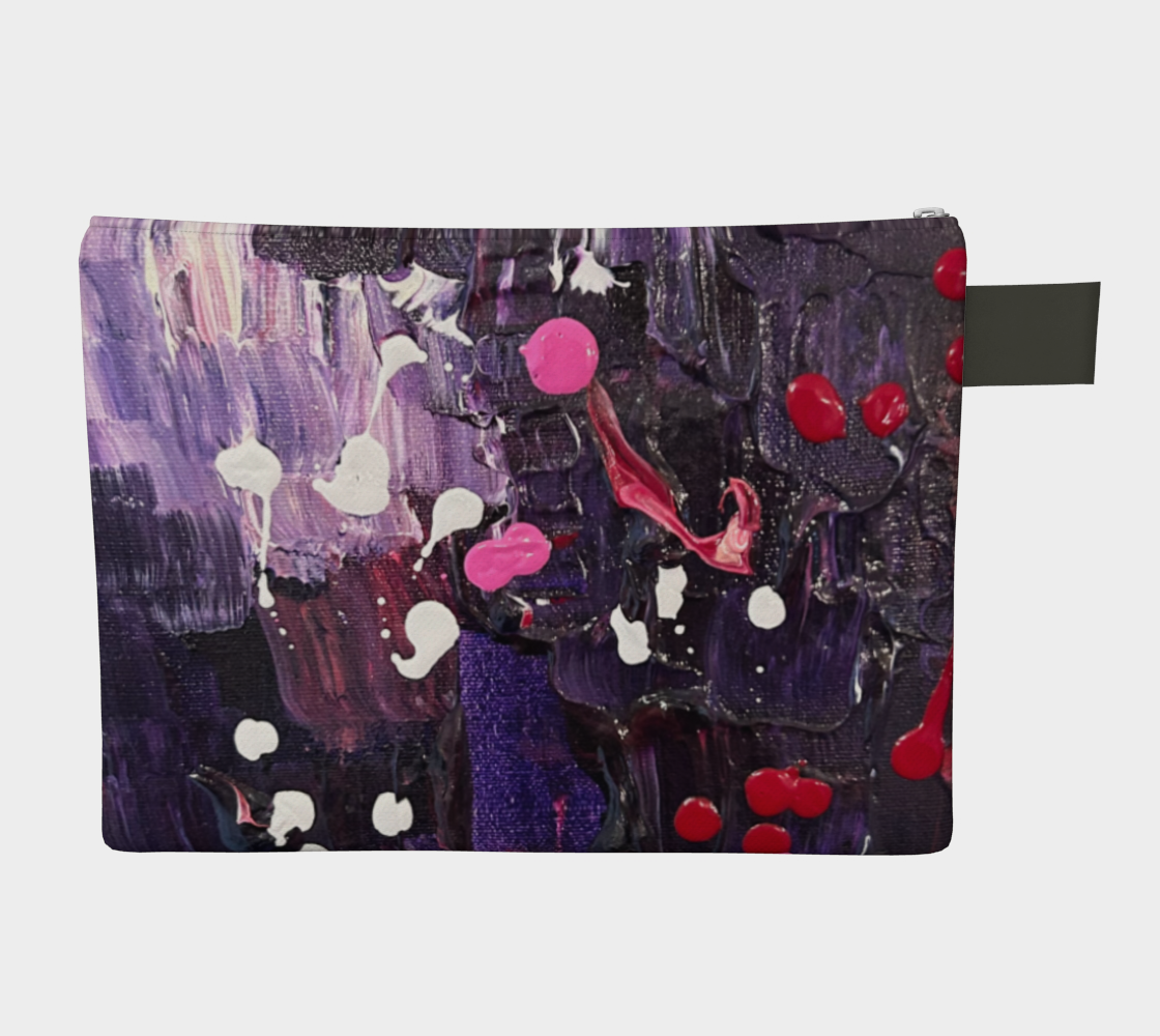 "Reflections" Carry All (Purple, Pink, White)