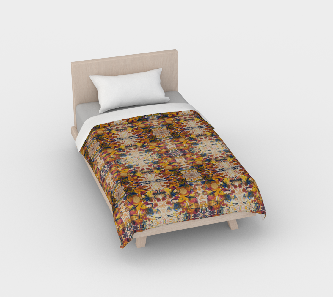 “Mayfair” Duvet Cover #2 (Orange, Pink, Blue)