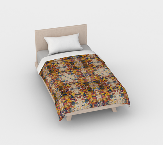 “Mayfair” Duvet Cover #2 (Orange, Pink, Blue)