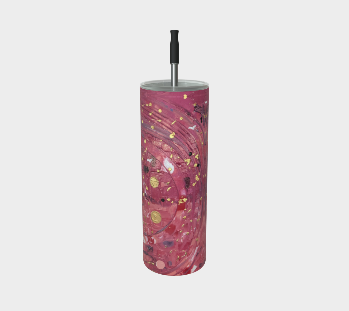 "My Valentine" Stainless Steel Tumbler (Pink, Purple)