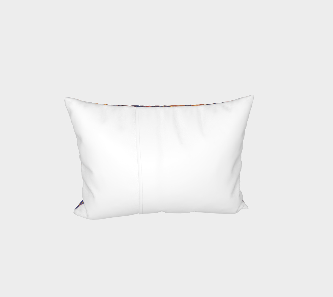 "Purple Dawn" Bed Pillow Sham #3 (Purple, Blue, Orange)