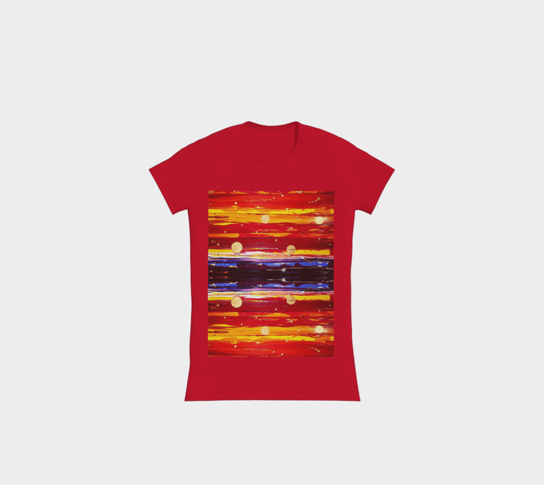"View From the Red Planet" Slimfit T-Shirt