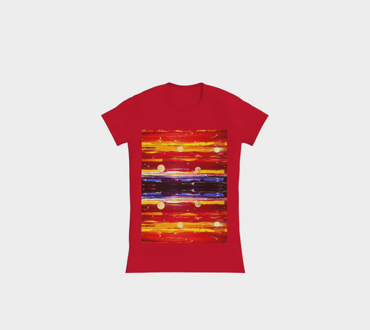 "View From the Red Planet" Slimfit T-Shirt