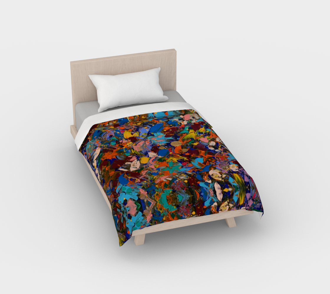 "Crazy for You" Duvet Cover (Multi)