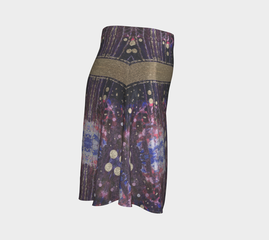 "Donum Familias" Flare Skirt (Purple, Pink, Silver)