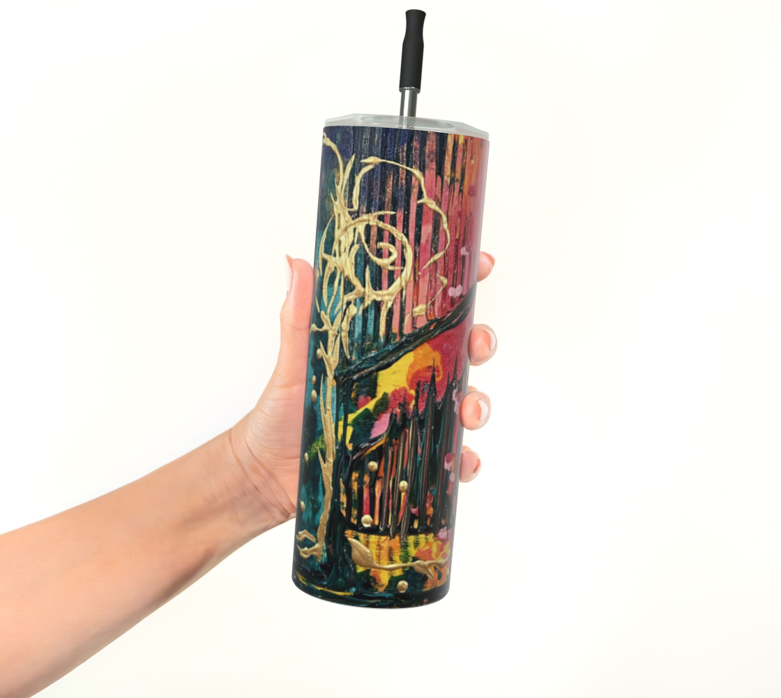 "Living Colours of Renison" Stainless Steel Tumbler (Multi)