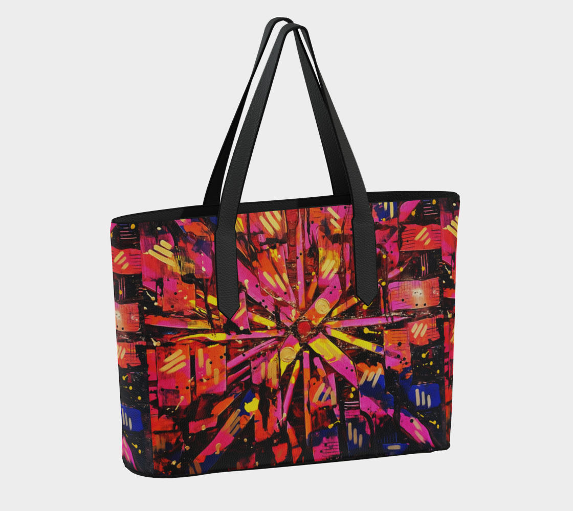 "Mercy" Vegan Leather Tote