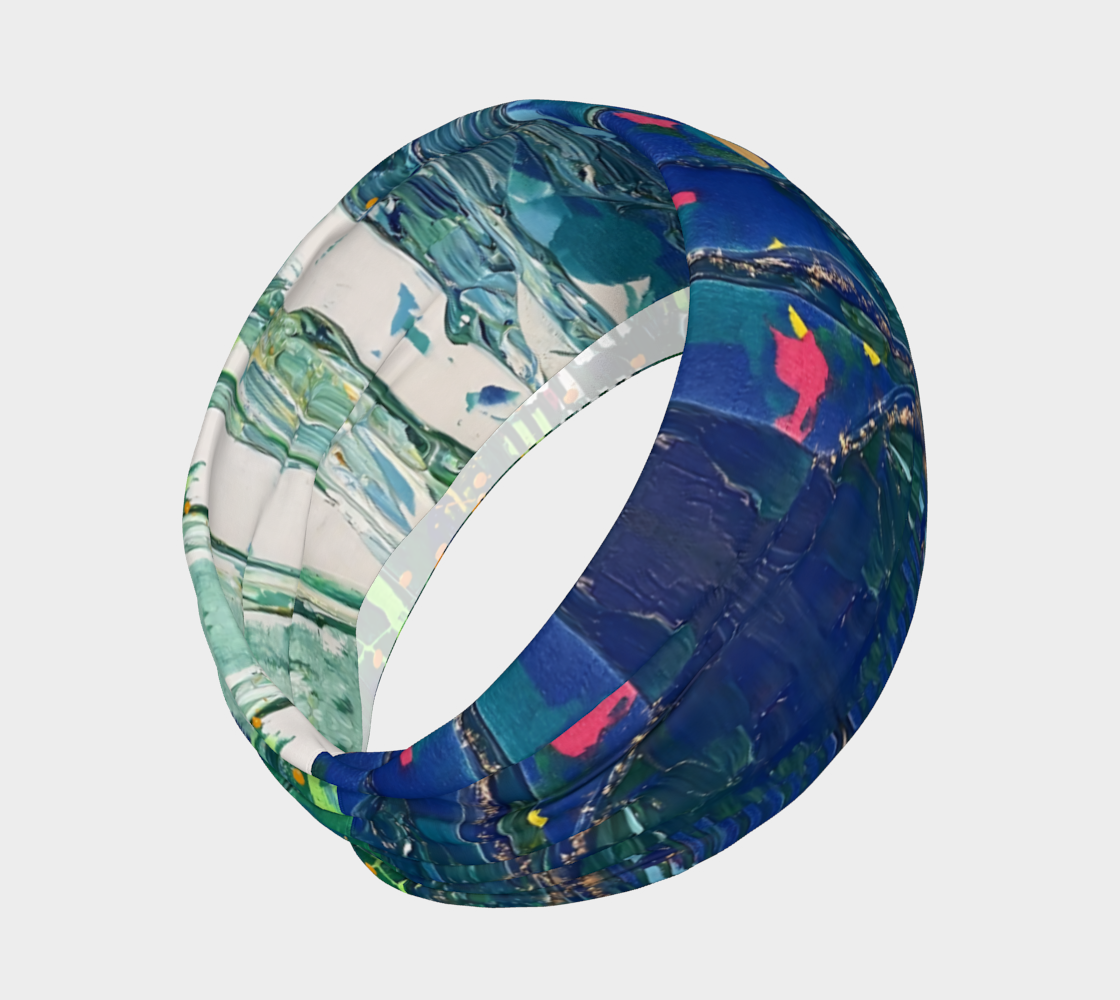 "By Monty's Marsh" Headband  (Blue, Green)