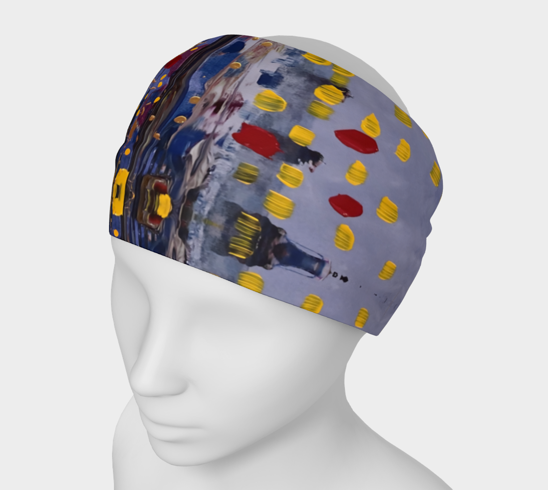 "Daybreak" Headband" (Purple, Red, Yellow)