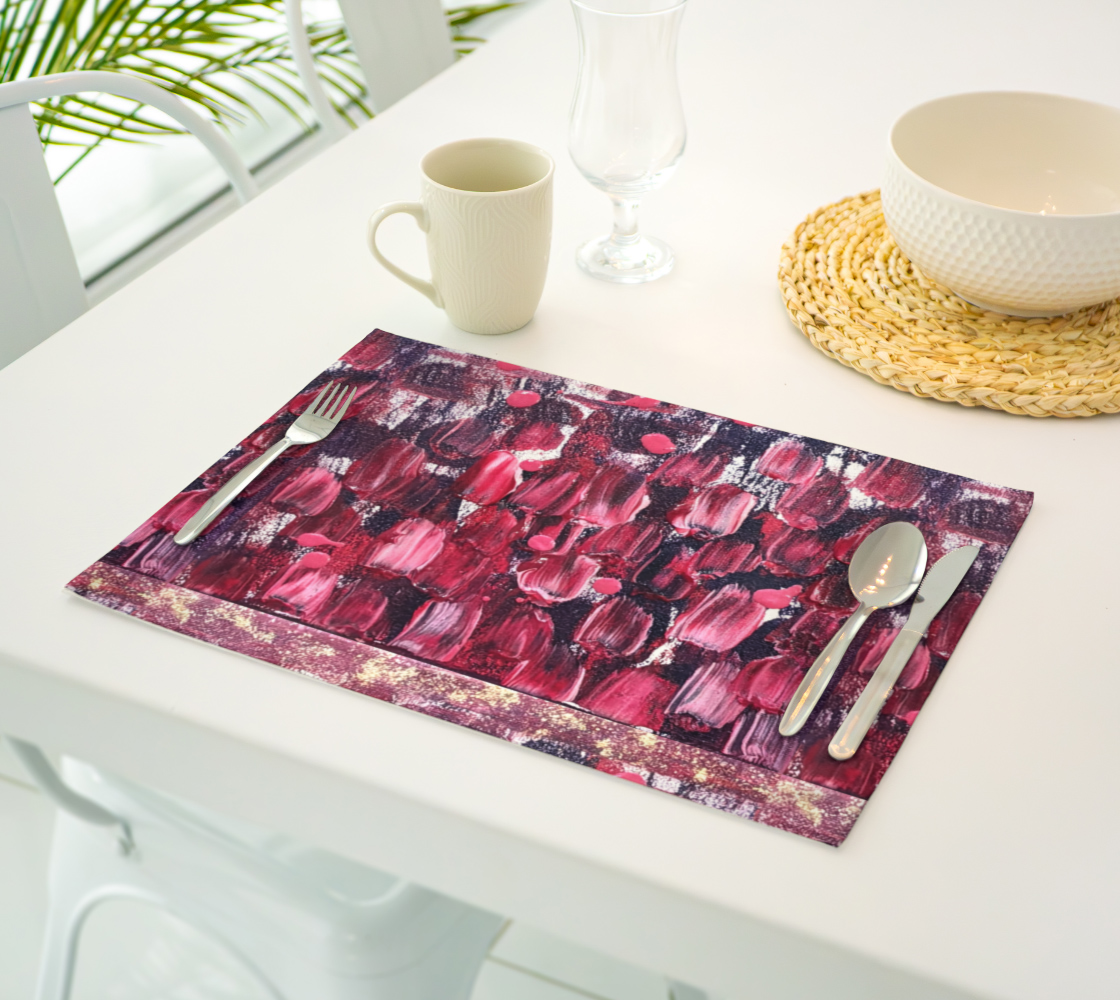 Pink Tulips Placemat