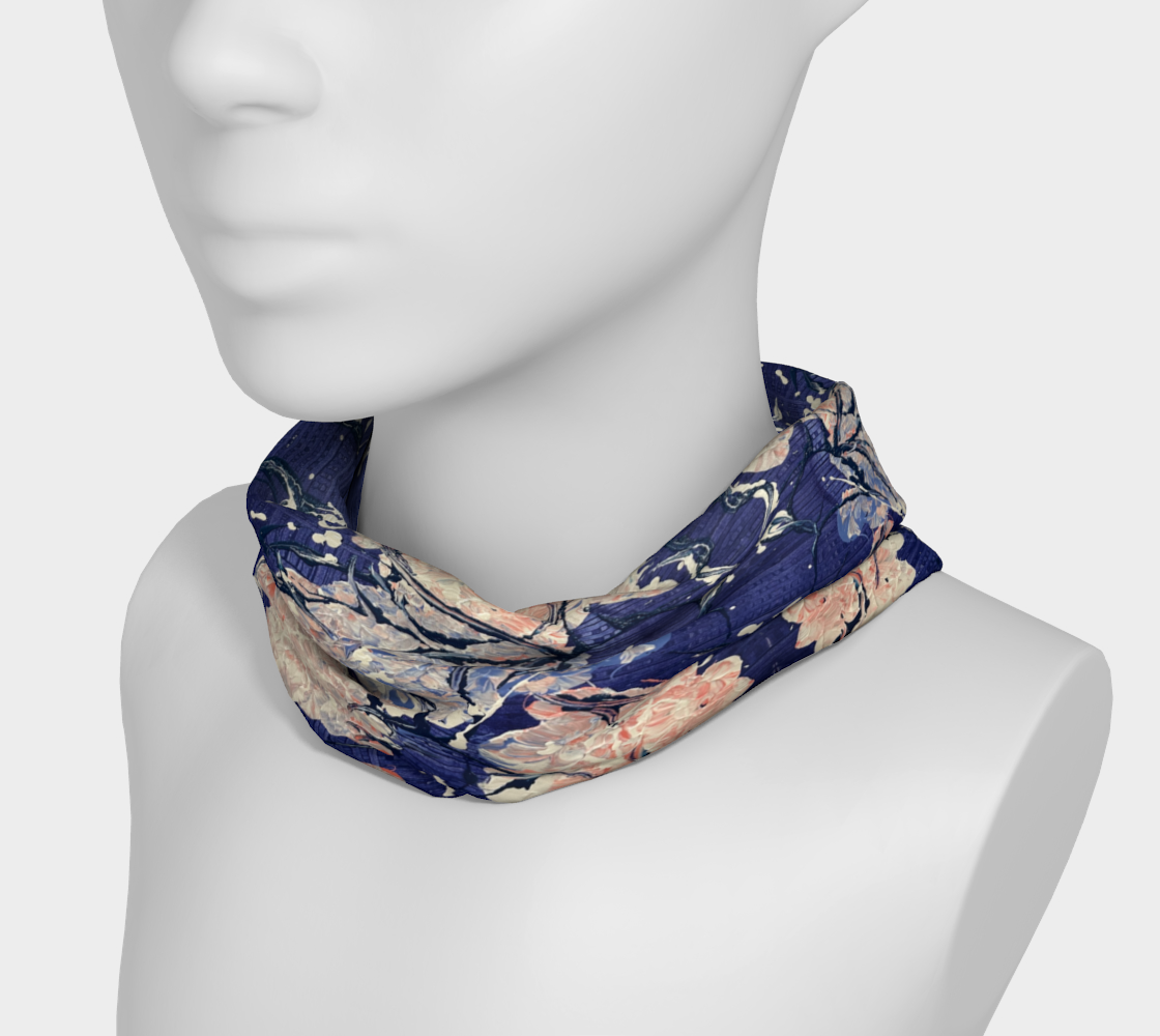 "Hydrangeas" Headband #2 (Purple, Pink, White)