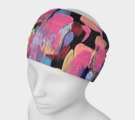 "Winter Nights" Head Band (Purple, Pink, Blue)