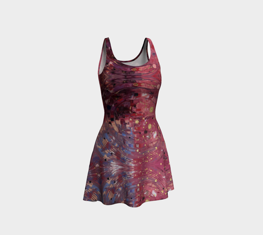 “My Valentine” Flare Dress (Pink, Purple)