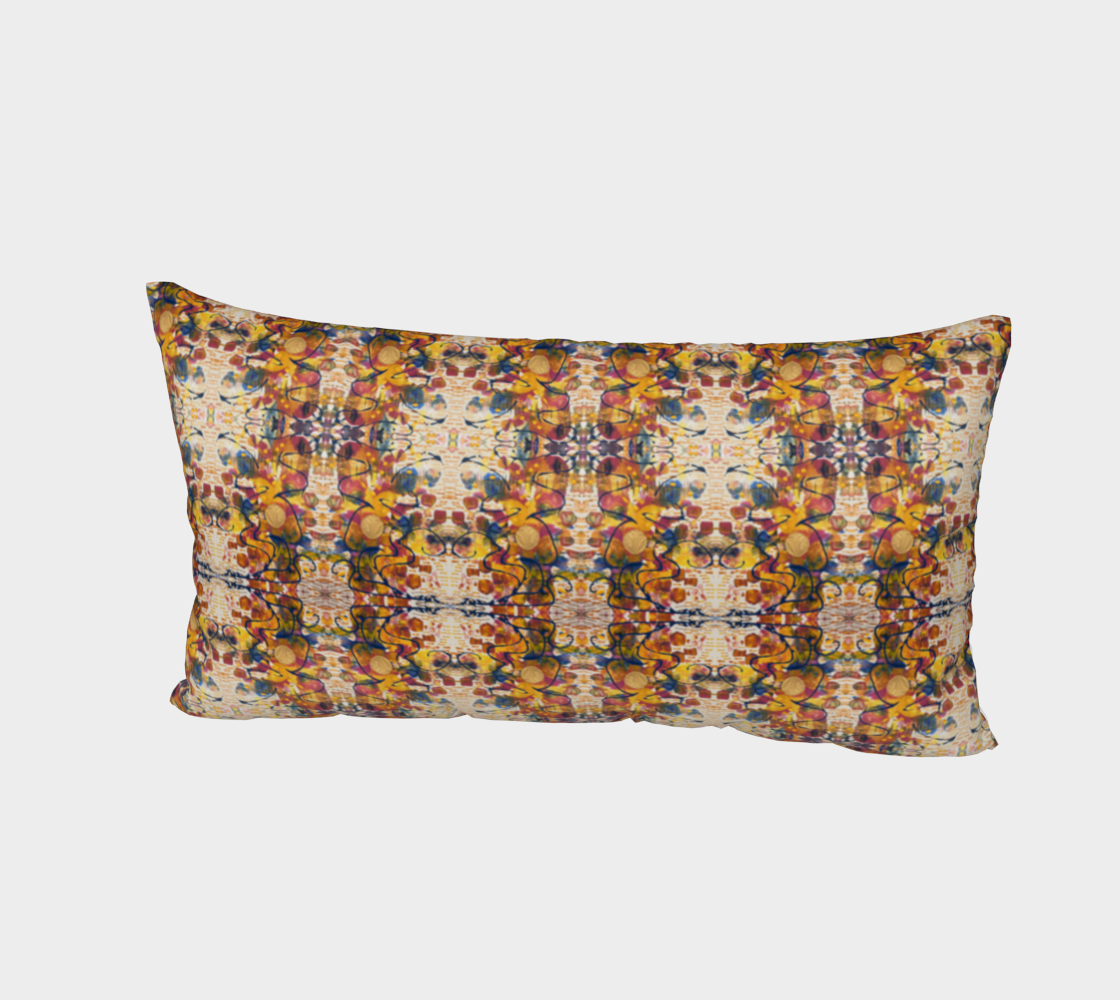 "Mayfair" Bed Pillow Sham #2 (Pink, Yellow, Blue)