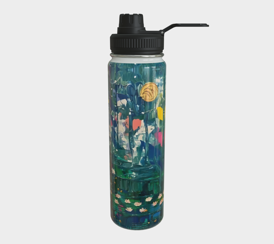 "Waterlilies" Water Bottle