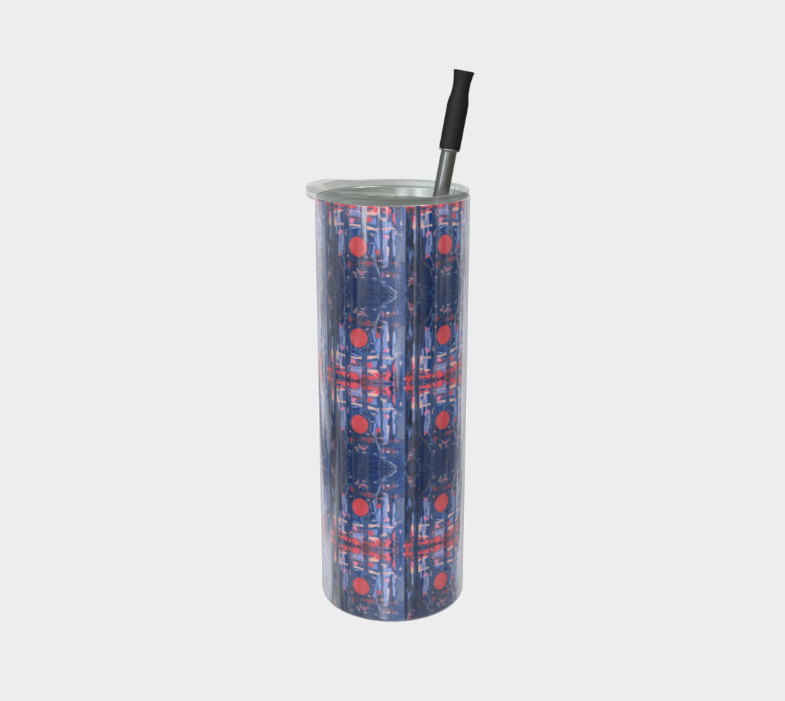 "Joy" Stainless Steel Tumbler (Blue, Pink)