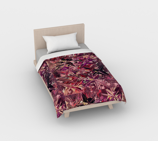“Birth of a Nebula” Duvet Cover (Pink, Purple)