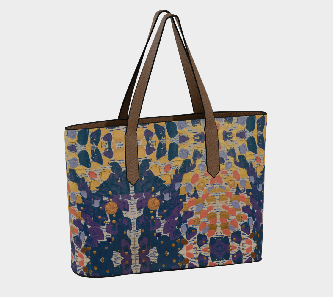 "Impermanence" Vegan Leather Tote