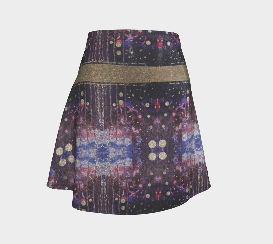"Donum Familias" Flare Skirt (Purple, Pink, Silver)