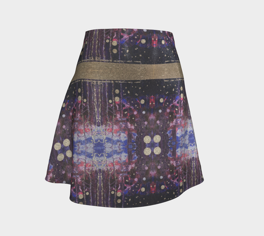 "Donum Familias" Flare Skirt (Purple, Pink, Silver)
