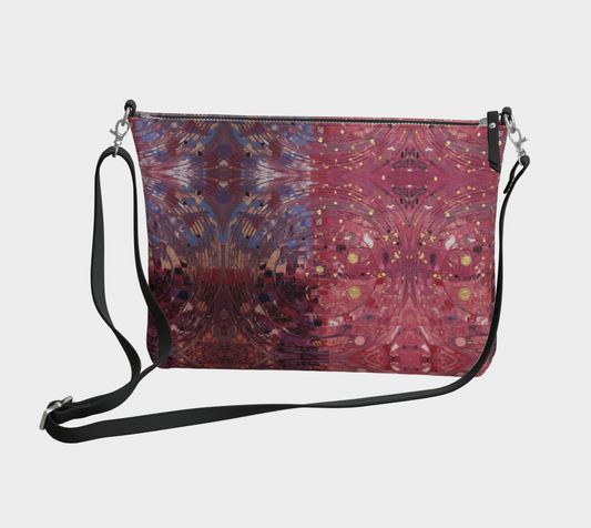 “My Valentine” Vegan Leather Crossbody (Pink, Purple)