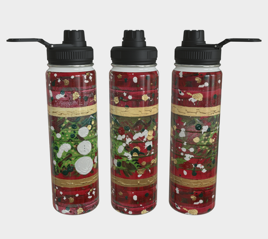"Winter Frolic"  Water Bottle