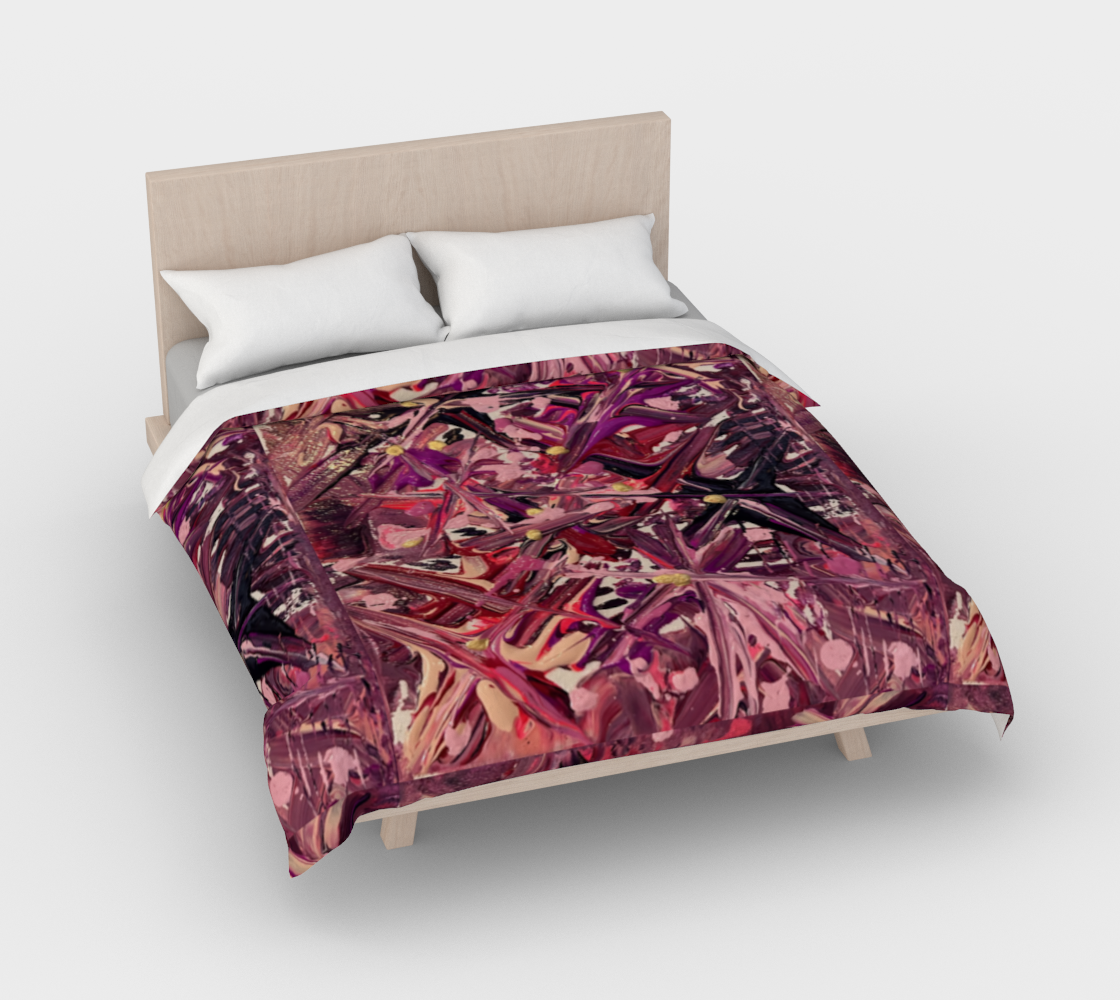 “Birth of a Nebula” Duvet Cover (Pink, Purple)