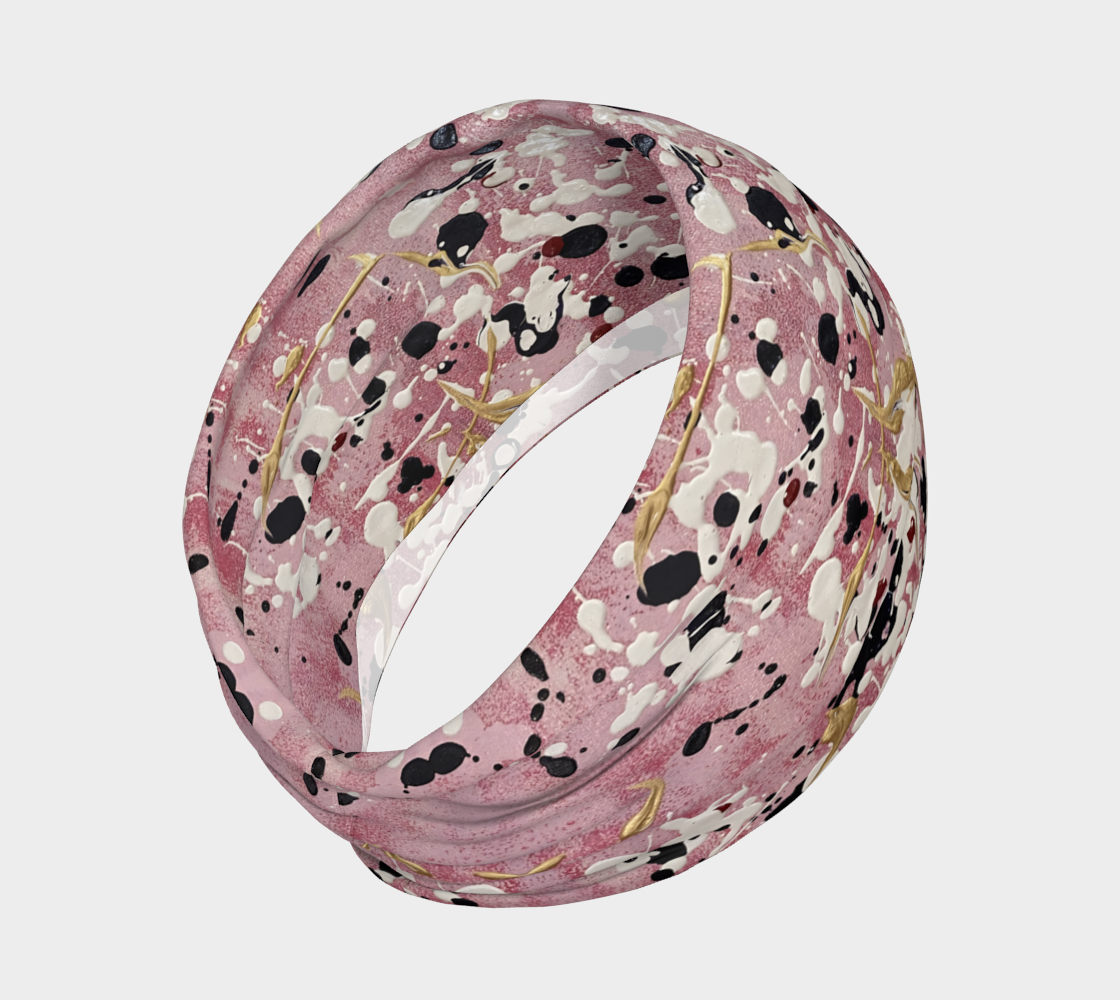 "Cherry Blossoms #2" Headband (Pink, White, Purple)