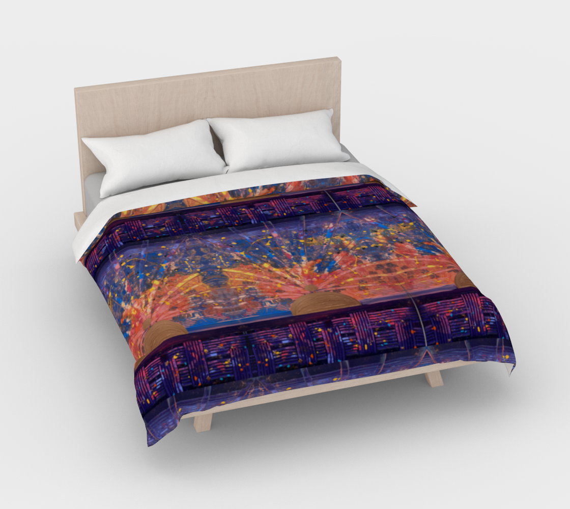 ”Purple Dawn” Duvet Cover (Purple, Blue, Pink)