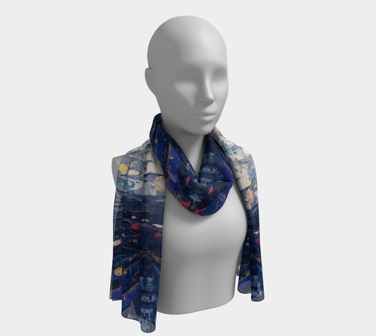 "Blue Sky" Long Scarf