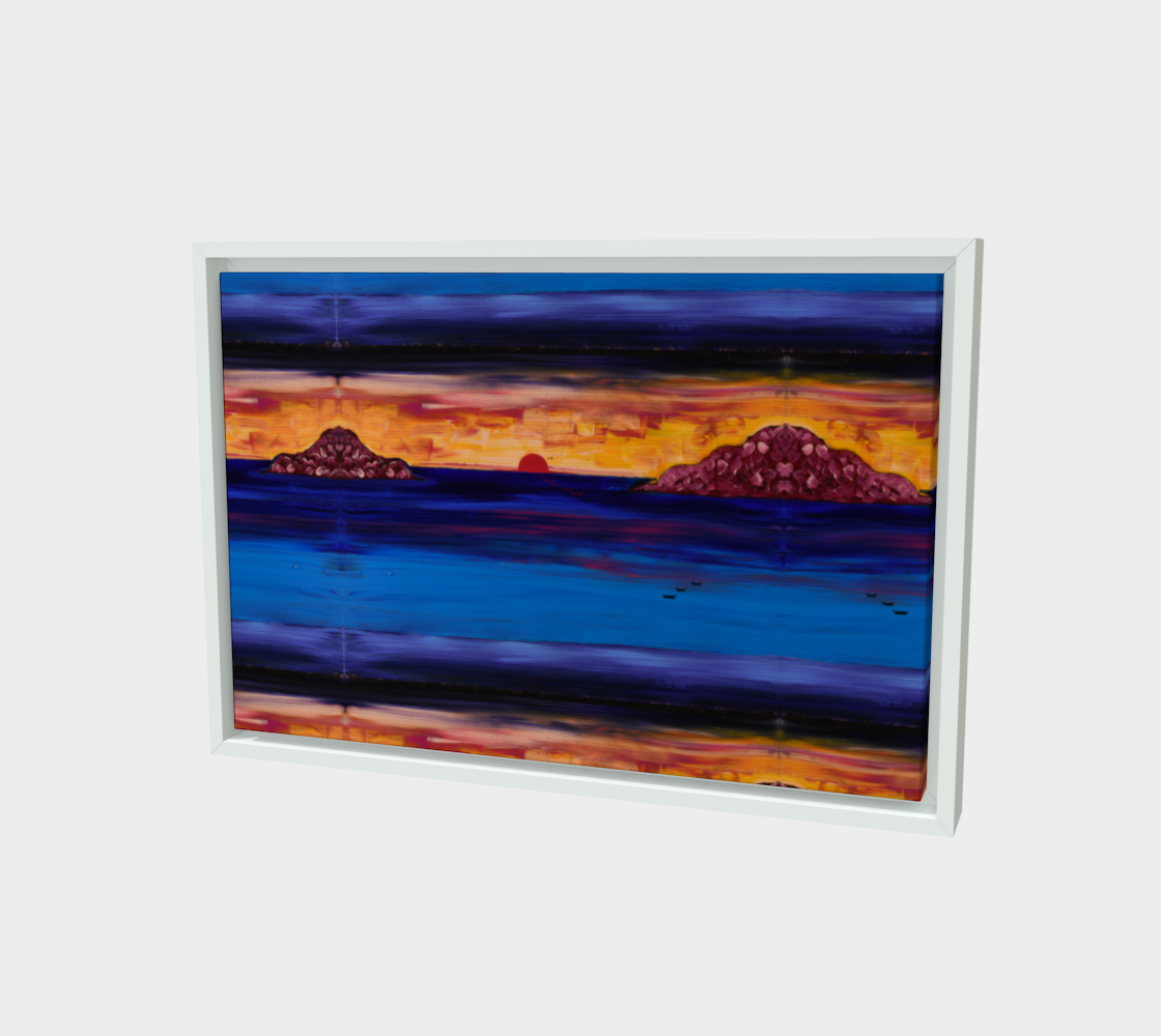 "Evening Harbour" Canvas 18"x20"