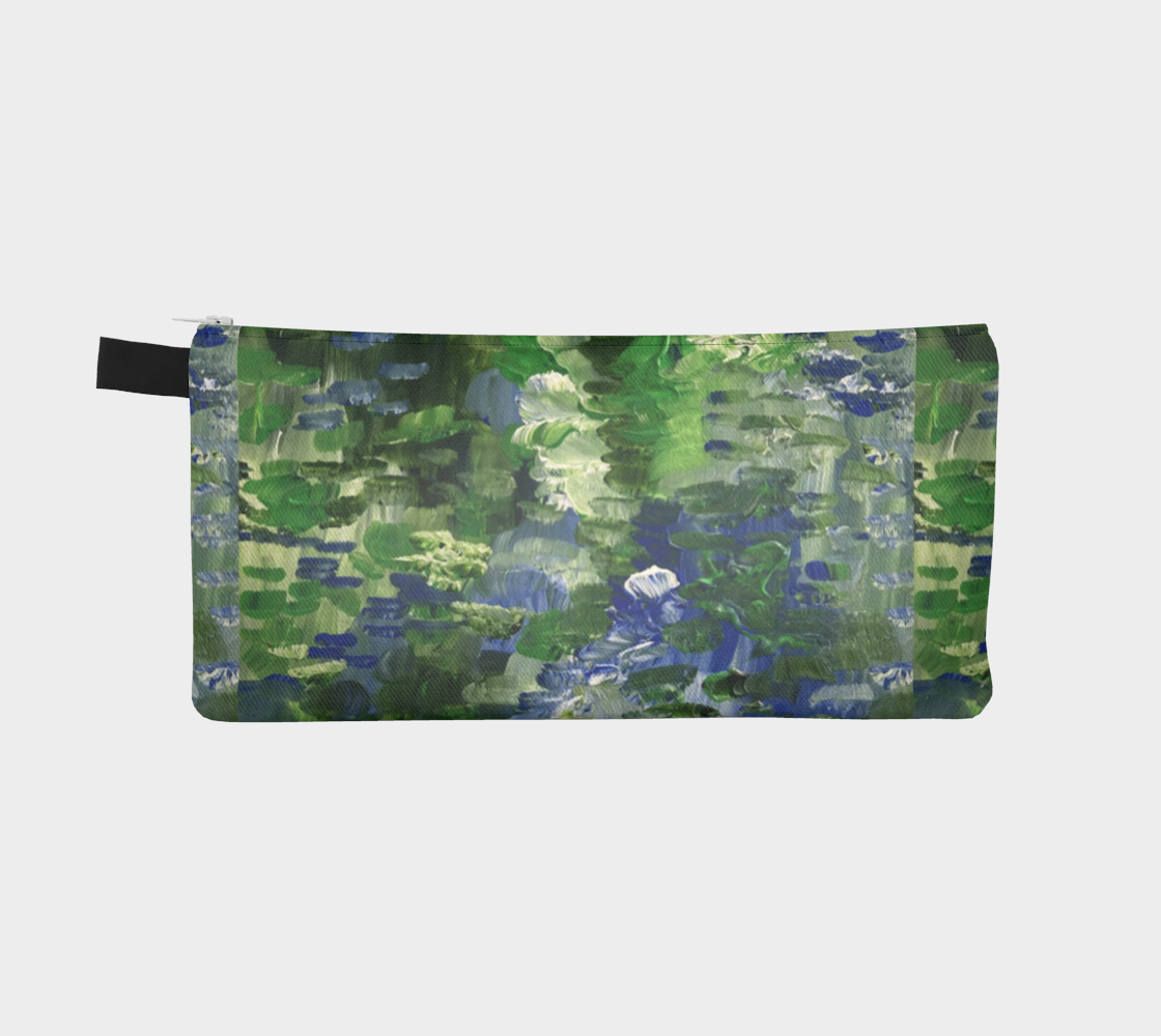 “Green Monet” Pencil Case