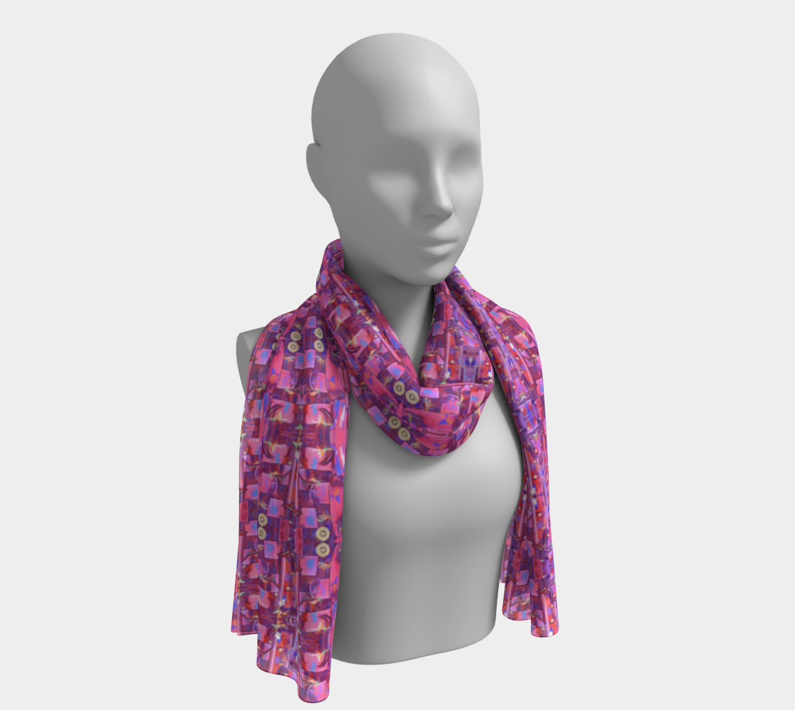 "Hong Kong Alumni" Long Scarf (Pink)